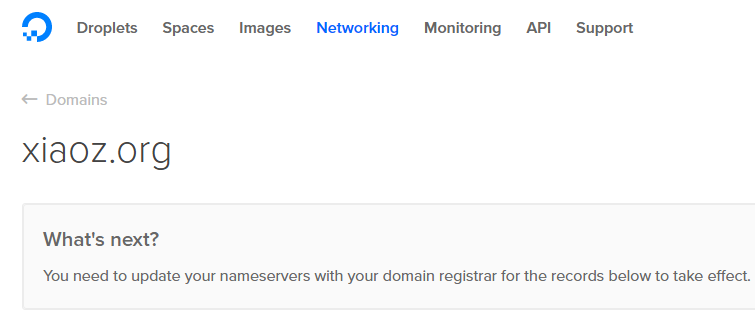 DigitalOcean DNS